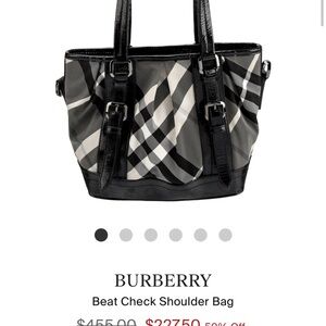 Burberry established 1856 designer bag